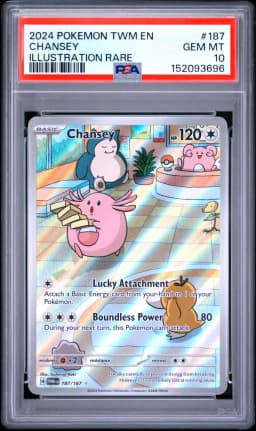 2024 #187 Chansey PSA 10 Twm EN-Twilight Masquerade