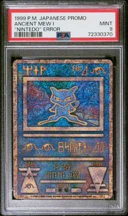 1998 #NA Ancient Mew I PSA 9 Japanese Pokemon Japanese Promo