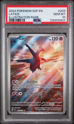 2024 #203 Latios PSA 10 Ssp EN-Surging Sparks
