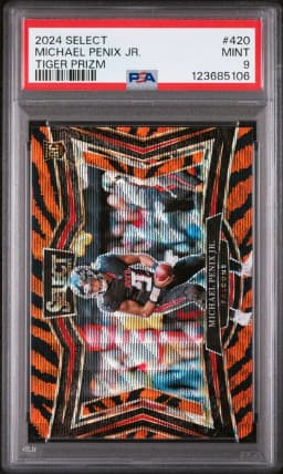 2024 #420 Michael Penix Jr. PSA 9 Panini Select