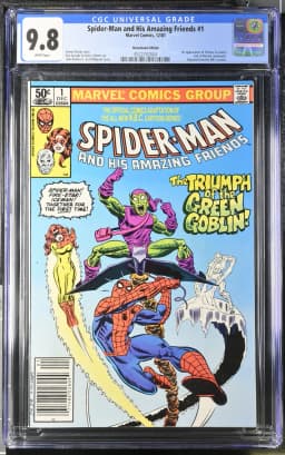 1981 Spider-Man and His Amazing Friends #1 CGC 9.8 Marvel Comics