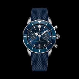 Breitling Superocean Heritage B01 Chronograph 42mm - Blue on Rubber Strap