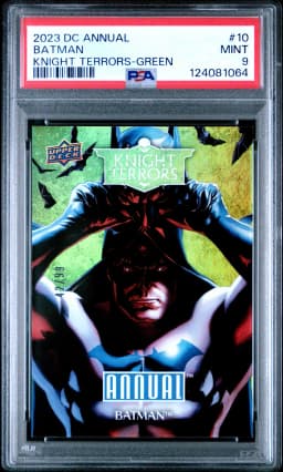 2023 #10 Batman PSA 9 Upper Deck DC Annual Knight Terrors