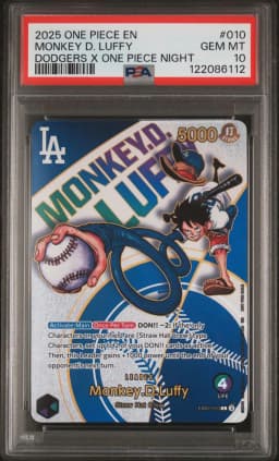 2025 #010 Monkey D. Luffy PSA 10 One Piece Promos