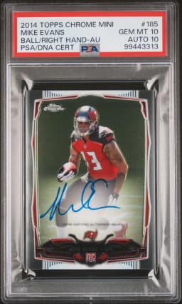 2014 #185 Mike Evans PSA 10 Topps Chrome Mini