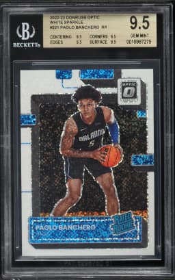 2022 #221 Paolo Banchero BGS 9.5 Panini Donruss Optic Basketball