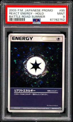 2005 #95 React Energy-Holo PSA 9 Japanese Promo