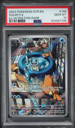 2023 #148 SCARLET & VIOLET STELLAR CROWN IR SQUIRTLE PSA 10 POKEMON