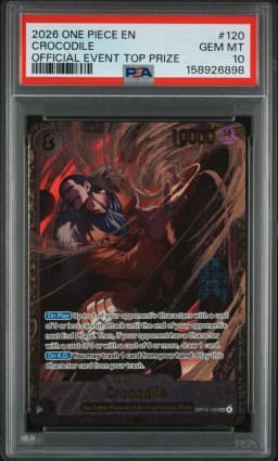 2026 #120 Crocodile PSA 10 One Piece Promos