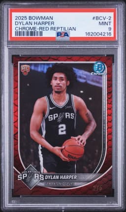 2025 #BCV-2 Dylan Harper PSA 9 Bowman