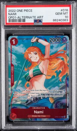 2022 #016 Nami PSA 10 OP01-Romance Dawn One Piece