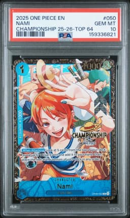 2025 #050 Nami PSA 10 One Piece Promos
