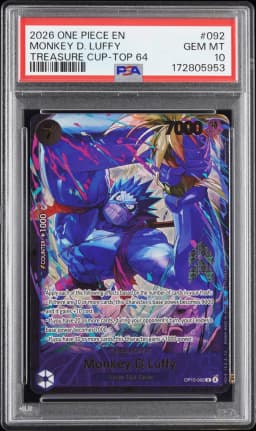 2026 #092 Monkey D. Luffy PSA 10 One Piece Promos