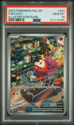 2023 #201 Fuecoco PSA 10 Pal EN-Paldea Evolved