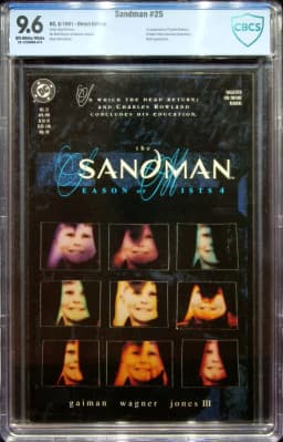 1991 Sandman #25 CBCS 9.6 DC Comics