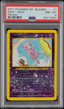 2001 #1 Mew-Holo PSA 8 Southern Islands Promo