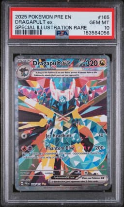 2025 #165 Dragapult EX PSA 10 Pre EN-Prismatic Evolutions