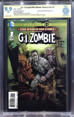 2014 Star Spangled War Stories: Futures End #1 CBCS 9.9 DC Comics