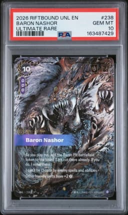 2026 #238 Baron Nashor PSA 10 Riftbound: League of Legends Unl-Unleashed