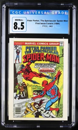 1984 #42 Peter Parker, The Spectacular Spider-Man CGC 8.5 Marvel Superheroes First Issue Covers - English