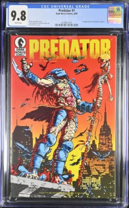 1989 Predator #1 CGC 9.8 Dark Horse Comics