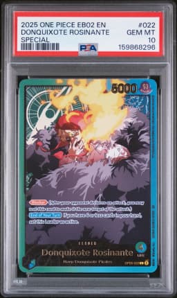 2025 #022 Donquixote Rosinante PSA 10 One Piece EB02-Extra Booster -Anime 25th Collection-