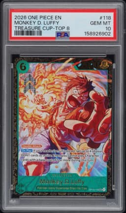 2026 #118 Monkey D. Luffy PSA 10 One Piece Promos