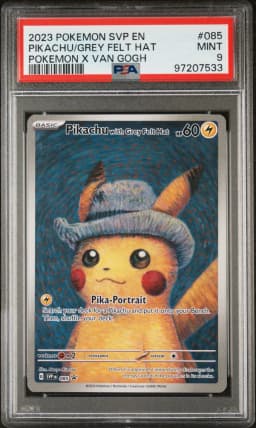 2023 #085 Pikachu With Grey Felt Hat PSA 9 Svp EN-SV Black Star Promo Pokemon