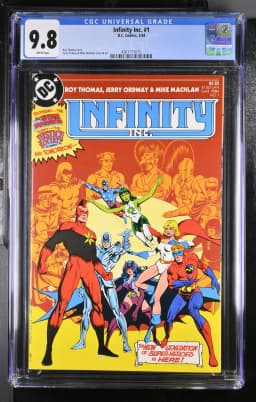 1984 Infinity Inc. #1 CGC 9.8 DC Comics