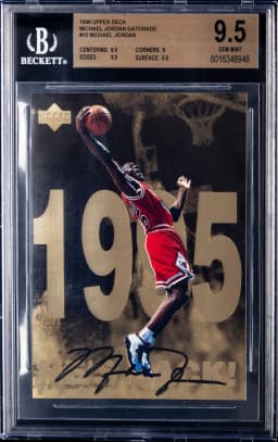 1998 #10 Michael Jordan BGS 9.5 Upper Deck Michael Jordan Gatorade