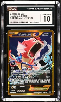 2016 #123 Gyarados EX CGC 10 BREAKpoint - English