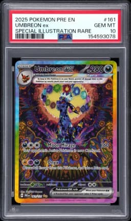 2025 #161 Umbreon EX PSA 10 Pre EN-Prismatic Evolutions