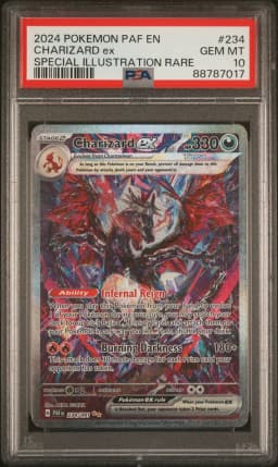 2024 #234 Charizard EX PSA 10 Paf EN-Paldean Fates