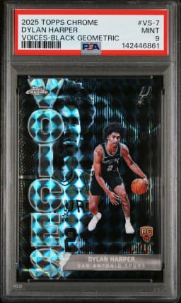 2025 #VS-7 Dylan Harper PSA 9 Topps Chrome Voices