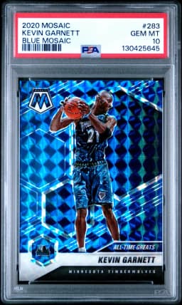2020 #283 Kevin Garnett PSA 10 Panini Mosaic