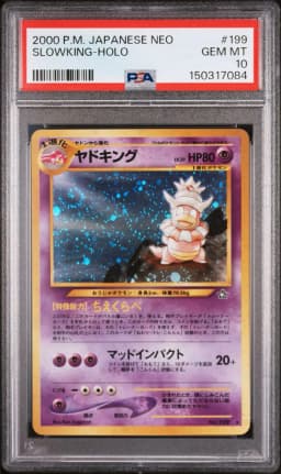 2000 #199 Slowking-Holo PSA 10 Japanese Neo