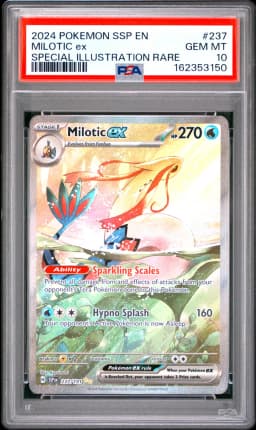 2024 #237 Milotic EX PSA 10 Ssp EN-Surging Sparks