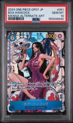 2024 #051 Boa Hancock PSA 10 One Piece Japanese OP07-500 Years in the Future