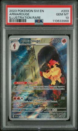2023 #203 Armarouge PSA 10 Svi EN-Scarlet & Violet