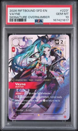 2026 #223* Vayne - Hunter PSA 10 Riftbound: League of Legends Sfd-Spiritforged
