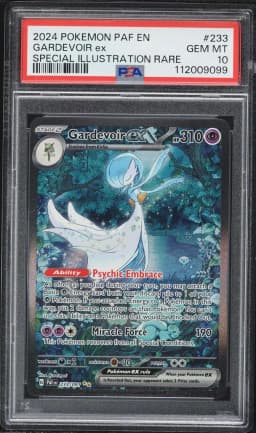 2024 #233 Gardevoir EX PSA 10 Paf EN-Paldean Fates Pokemon