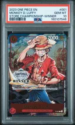 2023 #001 Monkey D. Luffy PSA 10 One Piece Promos