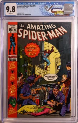 1971 #NA 1971 Amazing Spider-Man #96 CGC 9.8 Marvel Comics CGC 9.8