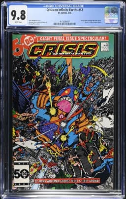 1986 Crisis on Infinite Earths #12 CGC 9.8 DC Comics