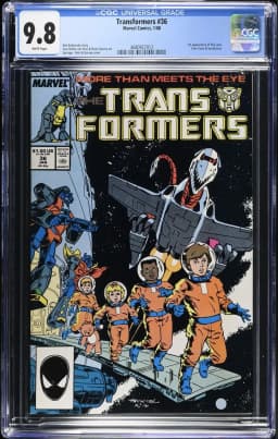 1988 Transformers #36 CGC 9.8 Marvel Comics