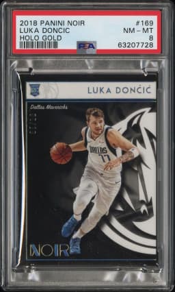 2018 #169 Luka Doncic PSA 8 Panini Noir