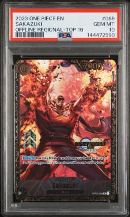 2023 #099 Sakazuki PSA 10 One Piece Promos