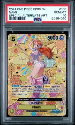 2024 #106 Nami PSA 10 OP09-Emperors in the New World One Piece