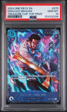 2024 #070 Dracule Mihawk PSA 10 One Piece Promos