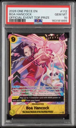 2026 #112 Boa Hancock PSA 10 One Piece Promos